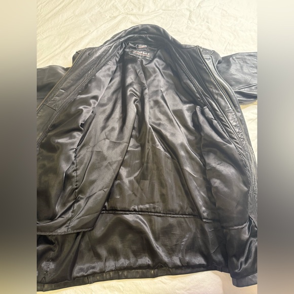 Wilsons Leather XL Tall Black Jacket Thinsulate Insulated 100% Long Car Coat - Picture 7 of 15